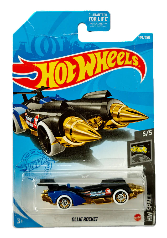 EXCLUSIVES Hot Wheels Treasure Hunts Ollie Rocket - Blue / Black